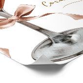 コーヒー&カクテルエスプレッソマルティーニブライダルシャワー ポスター (角)