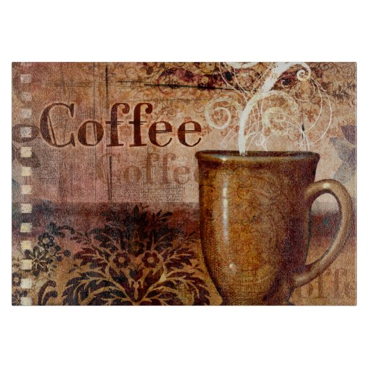 コーヒー カッティングボード (正面)