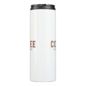 コーヒー：カップの中でハグする多様性レタリングタンブラー タンブラー (裏面)