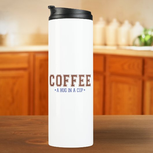 コーヒー：カップの中でハグする多様性レタリングタンブラー タンブラー