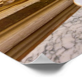 コーヒー&カップケーキポスタープリント ポスター (角)