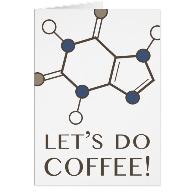 コーヒー（カフェイン分子）をやろう (正面)