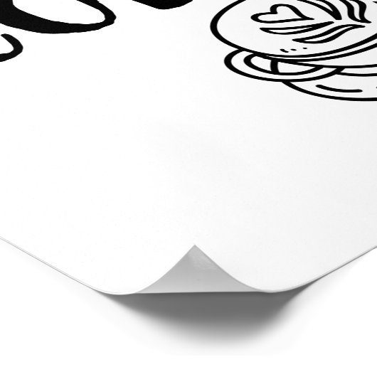 コーヒー・カフェイン愛好家が後援しおもしろいた良い気分 ポスター (角)