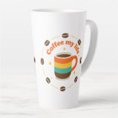 コーヒー カフェラテマグ (右アングル)