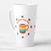 コーヒー カフェラテマグ (左アングル)