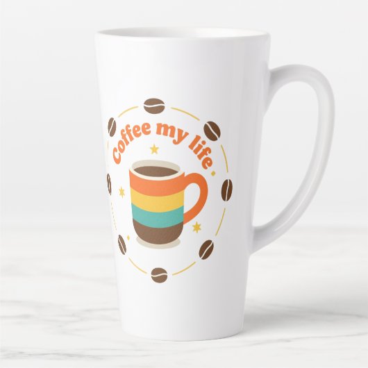コーヒー カフェラテマグ (右)