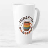 コーヒー カフェラテマグ (右アングル)