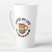 コーヒー カフェラテマグ (左アングル)