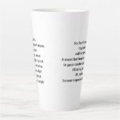 コーヒー カフェラテマグ (正面)