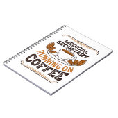 コーヒー・カランニングフェインの贈り物に関する医務長官の話 ノートブック (左側)