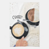 コーヒー? キッチンタオル (縦)