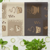 コーヒー キッチンタオル (折り畳み)