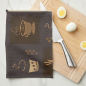 コーヒー キッチンタオル (四つ折り)