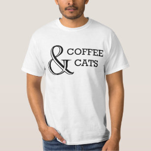 コーヒー&キャッツ Tシャツ