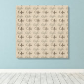 コーヒー キャンバスプリント (インサイチュ (ウッドフロア))