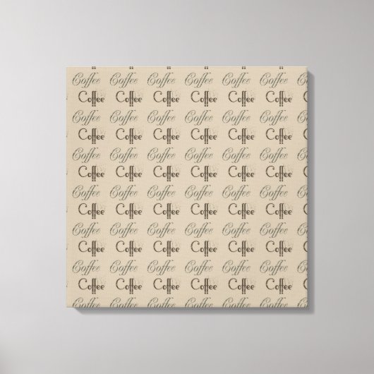 コーヒー キャンバスプリント (正面)