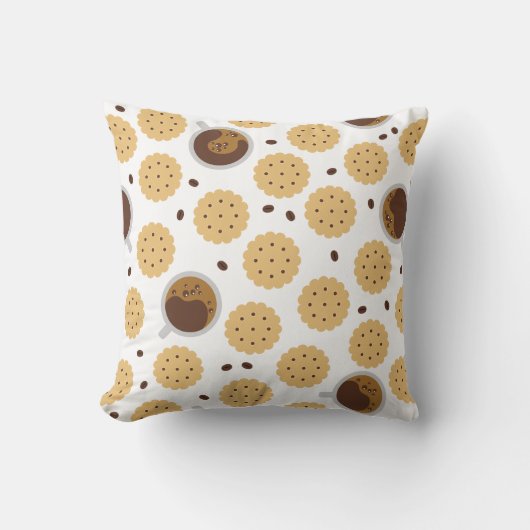 コーヒー&クッキー クッション (正面)