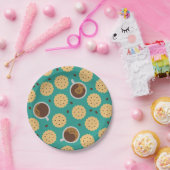 コーヒー&クッキー ペーパープレート (パーティー)