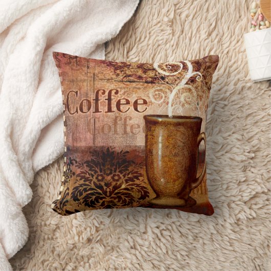 コーヒー クッション (ブランケット)