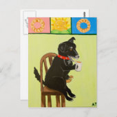 コーヒー&クララーII ポストカード (正面/裏面)