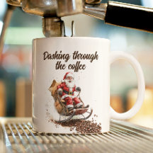 コーヒー・クリスマスを通して駆け抜ける