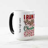 コーヒー&クリスマスカフェの顧客のバルク モーフィングマグカップ (正面左)