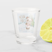 コーヒー，クリスマス ショットグラス (裏面)