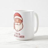 コーヒー&クリスマス・チア サンタマグ コーヒーマグカップ (正面右)