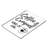 コーヒー&クロケーの女の子。 ノートブック (左側)