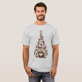 コーヒー グラフィックTシャツ コーヒー愛好家へのギフト Tシャツ (正面フル)
