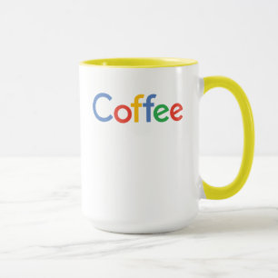 コーヒー·グーグル·マグ マグカップ