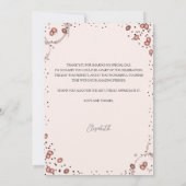 コーヒー&ケーキ誕生日サンキューカード サンキューカード (裏面)