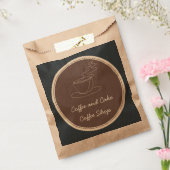 コーヒー＆ケーキ カフェ フェイバーバッグ (封をした状態)