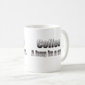 コーヒー-コップの抱擁 コーヒーマグカップ (正面右)