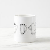 コーヒー コーヒーマグカップ (中央)