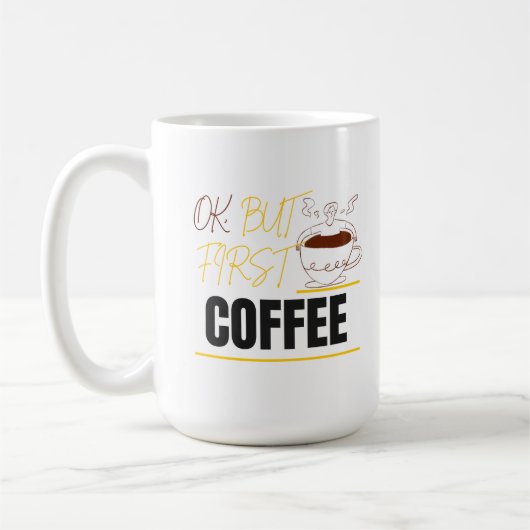 コーヒー コーヒーマグカップ (左)