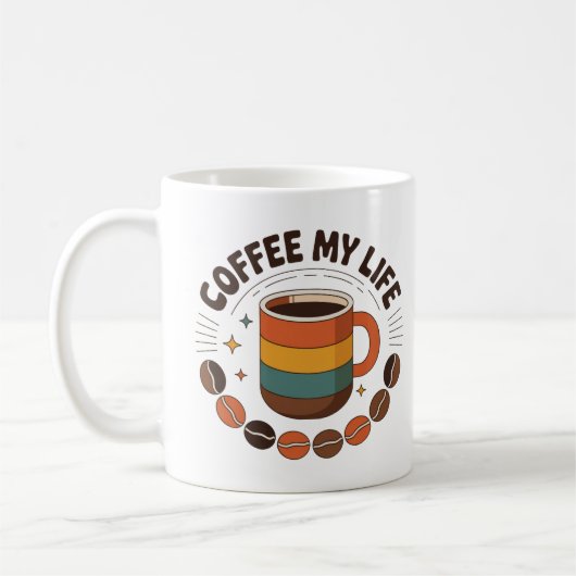 コーヒー コーヒーマグカップ (左)