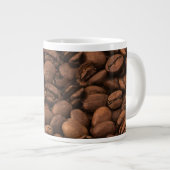 コーヒー，コーヒー豆，アラビカコーヒー，ブラックコーヒー ジャンボコーヒーマグカップ (正面右)