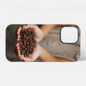 コーヒー コーヒー豆 アロマ ロースト iPhoneケース (裏面横)