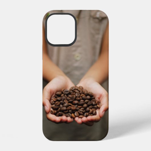 コーヒー コーヒー豆 アロマ ロースト iPhoneケース (裏面)