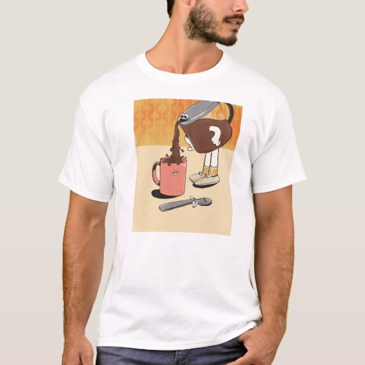 コーヒー コーヒー コーヒー Tシャツ (正面)