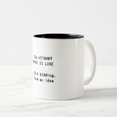 コーヒー-コーヒー・マグのない日 ツートーンマグカップ (正面右)