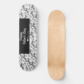 コーヒー シンプル エレガント モダン 父の日 スケートボード (正面)