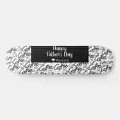 コーヒー シンプル エレガント モダン 父の日 スケートボード (横)