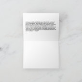 コーヒー・ジャバサウルス・グリーティングカード サンキューカード (内部)