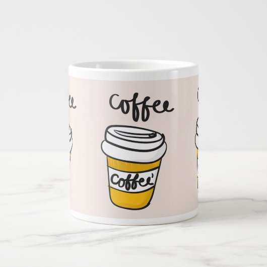 コーヒー ジャンボコーヒーマグカップ (正面)