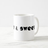 コーヒー&スイーツマグタイポグラフィ コーヒーマグカップ (正面右)