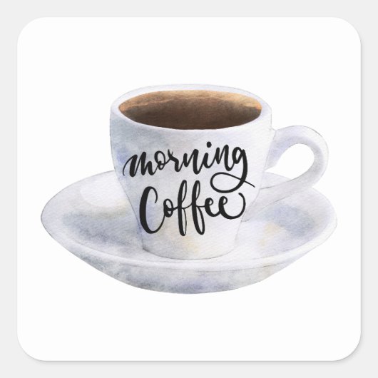 コーヒー スクエアシール (正面)