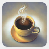 コーヒー スクエアシール (正面)