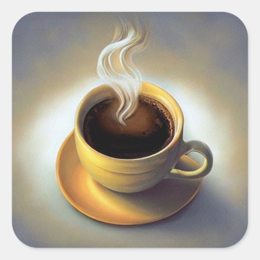 コーヒー スクエアシール (正面)